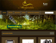 Tablet Screenshot of medzioklis.com